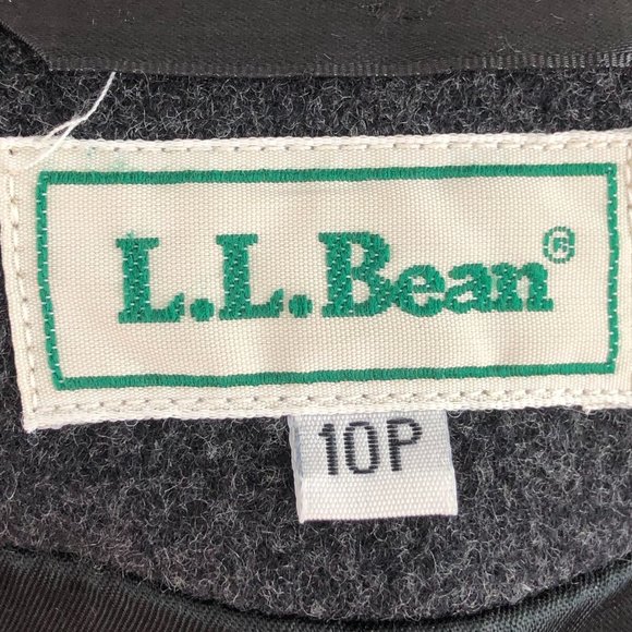 L.L. Bean Gray Cozy Wool/Cashmere Blend Blazer Jacket Academia Quiet Luxury - Picture 8 of 11